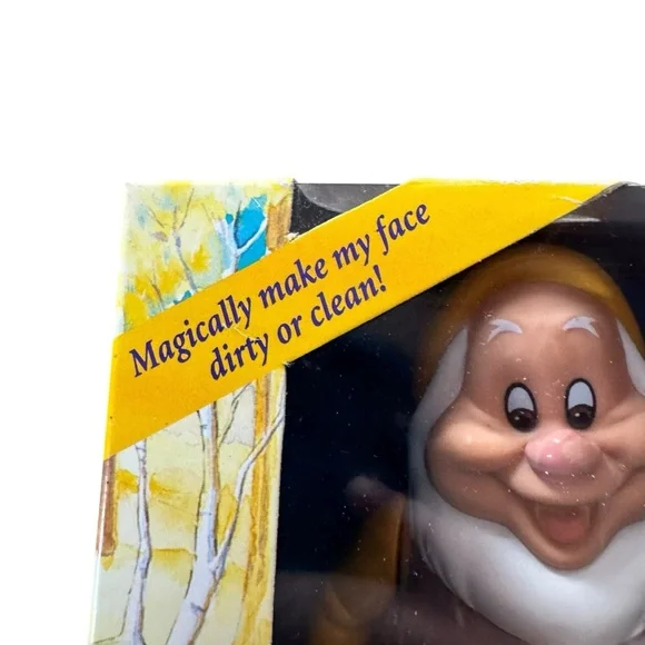 NIP 1992 Snow White & the 7 Dwarfs Happy Magically Naked His Face Dirty or Clean - Picture 2 of 4